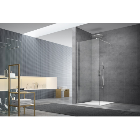 Swiss Aqua Technologies Walk-in Set de paroi de douche fixe à l'italienne, anti-calcaire 117x200 cm (WI120-SET)